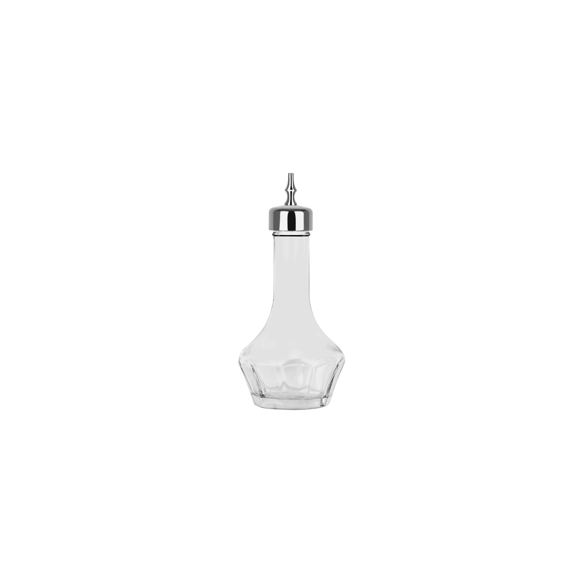 Zanzi Bitter Bottle 50ml Glass with Gunmetal Lid