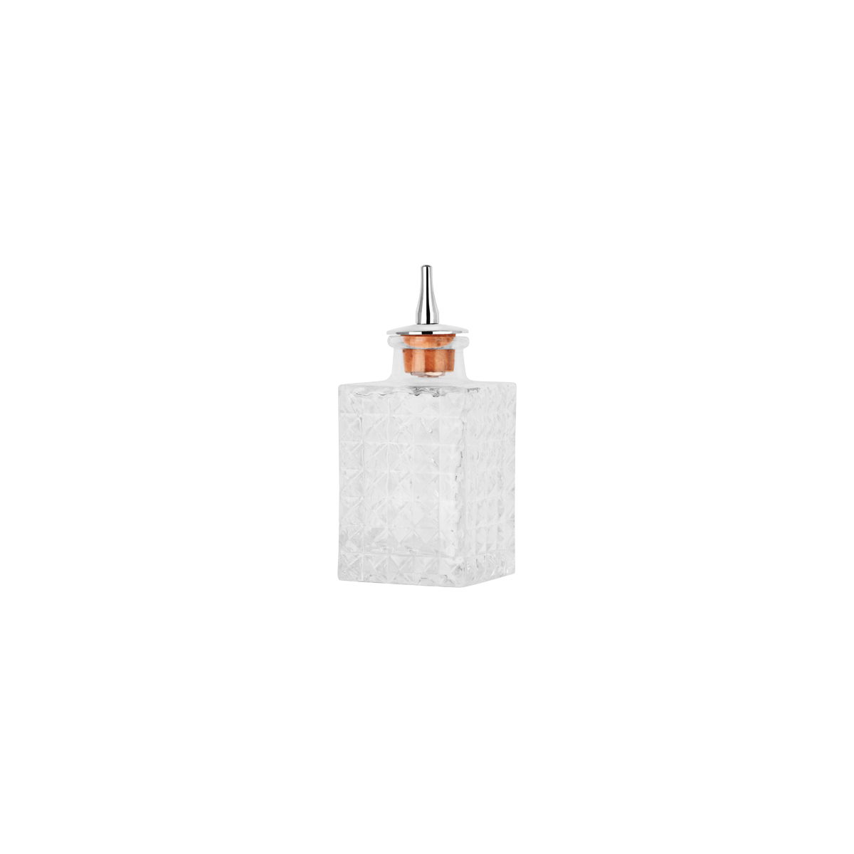 Zanzi Square Bitter Bottle 90ml Glass
