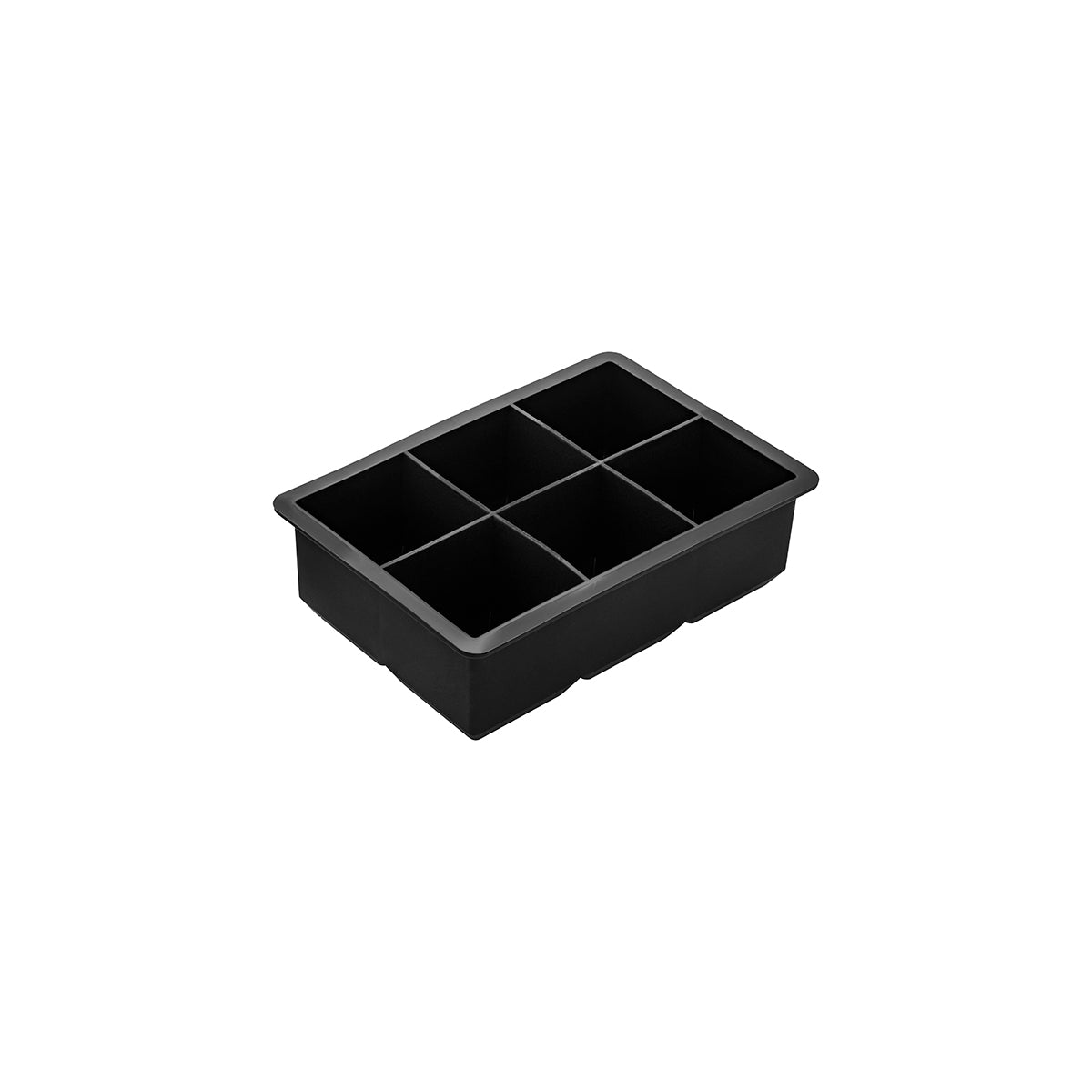 Zanzi Square Ice Cube Tray 6 Hole Silicone
