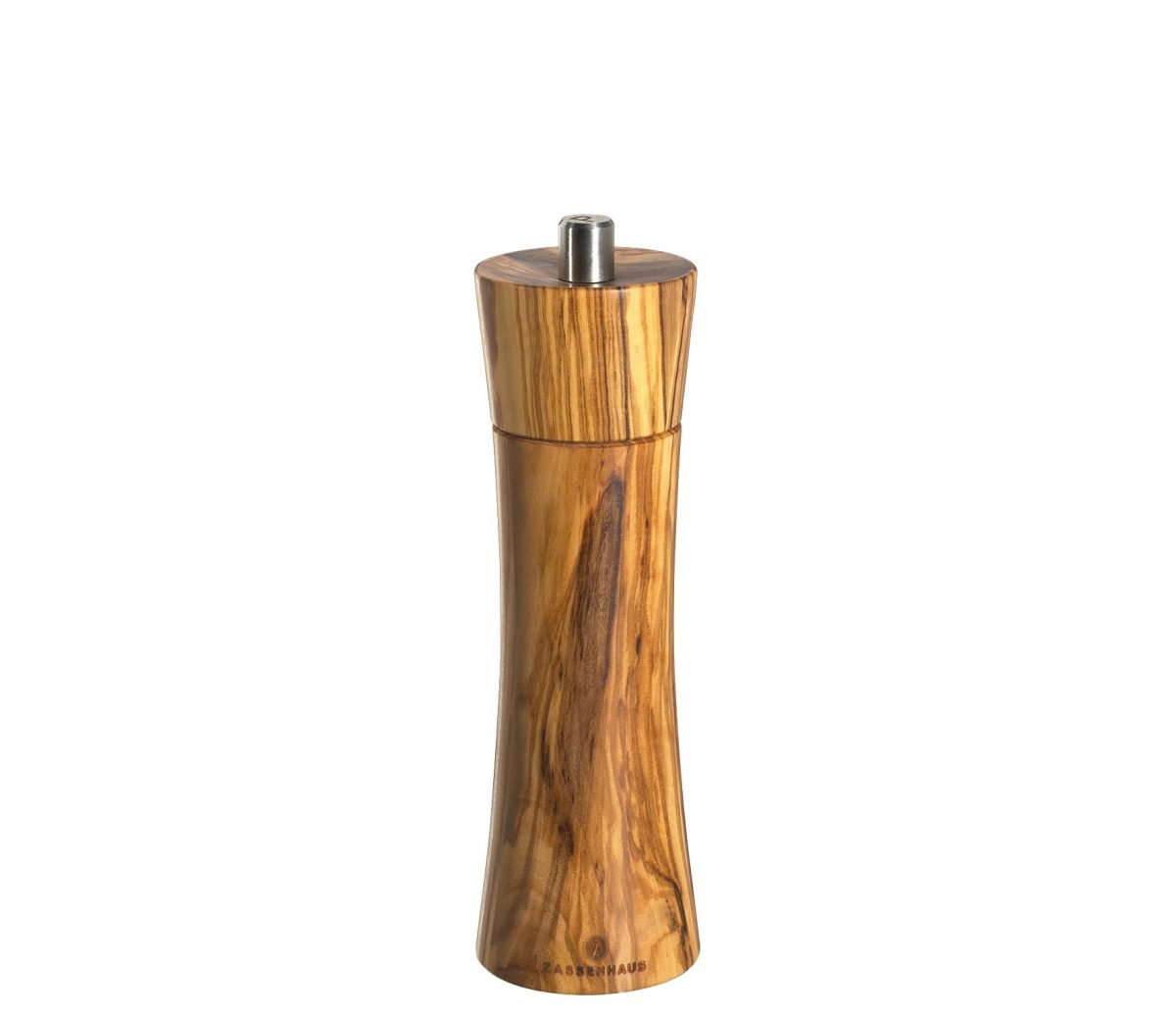 Zassenhaus Frankfurt Pepper Mill – Olive Wood, 18 cm