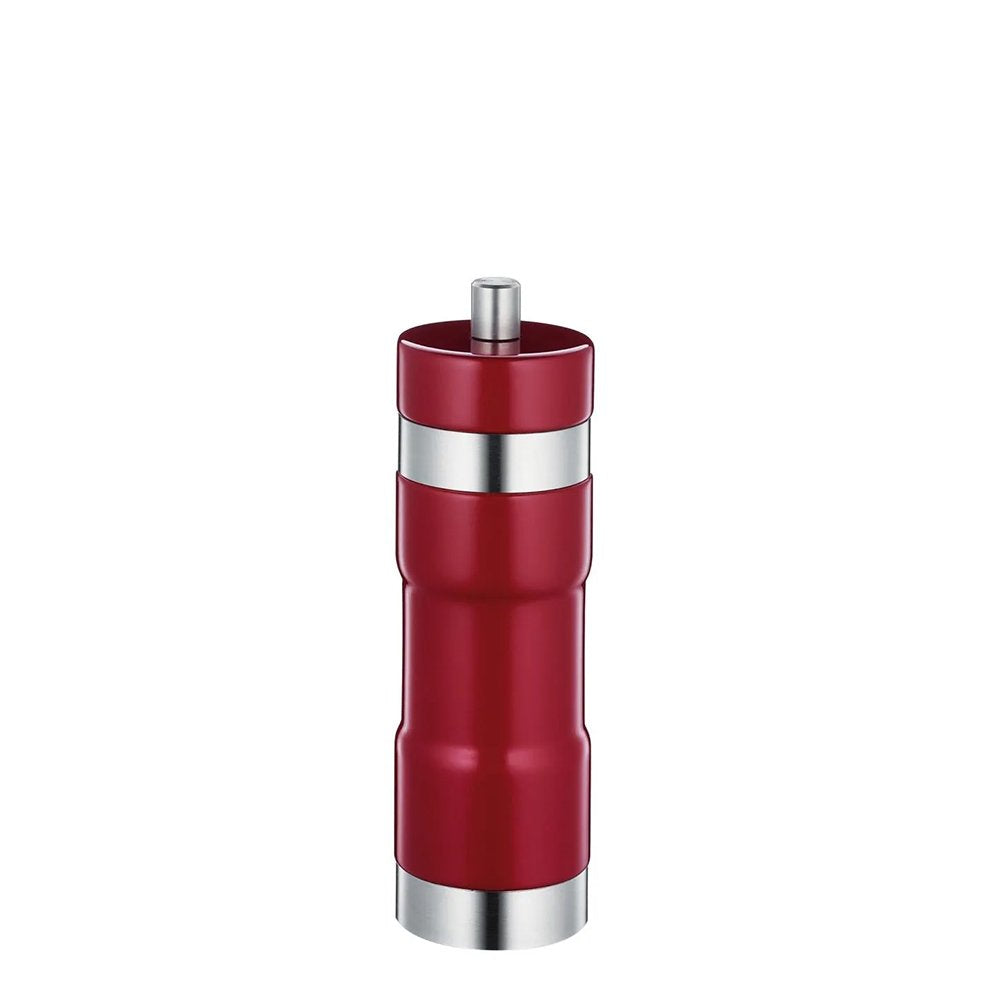 Zassenhaus Essen Pepper Mill – Beech Ruby Red, 18cm, Stainless Steel Top
