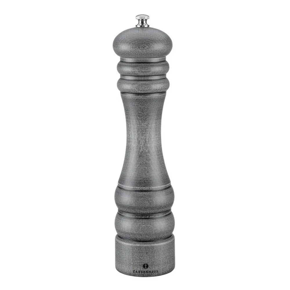Zassenhaus Berlin Pepper Mill – 24cm, Beech Vintage Grey