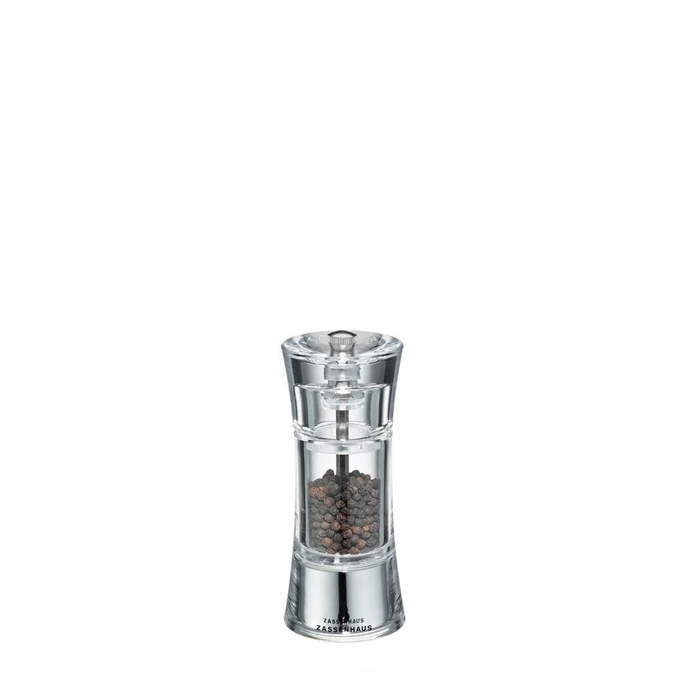 Zassenhaus Neuss Pepper Mill – 14cm, Acrylic