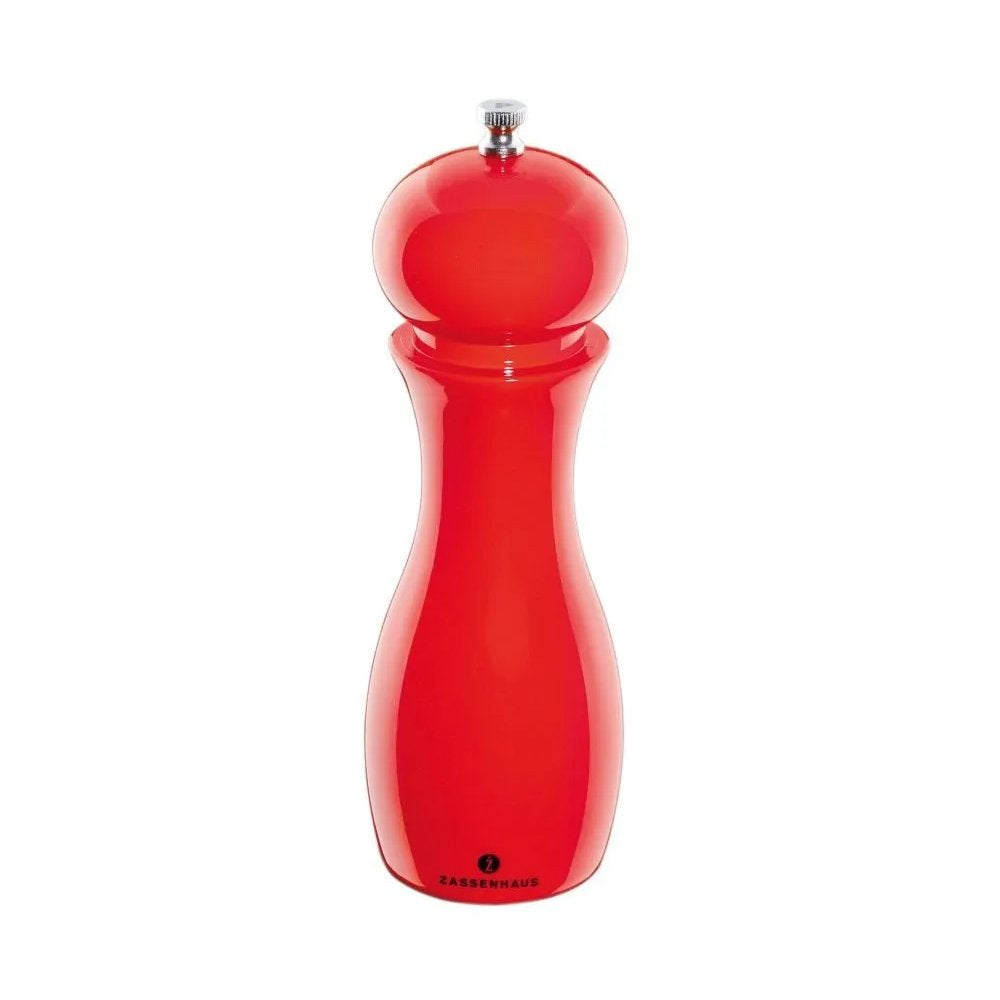 Zassenhaus Düsseldorf Pepper Mill – Red, 19cm