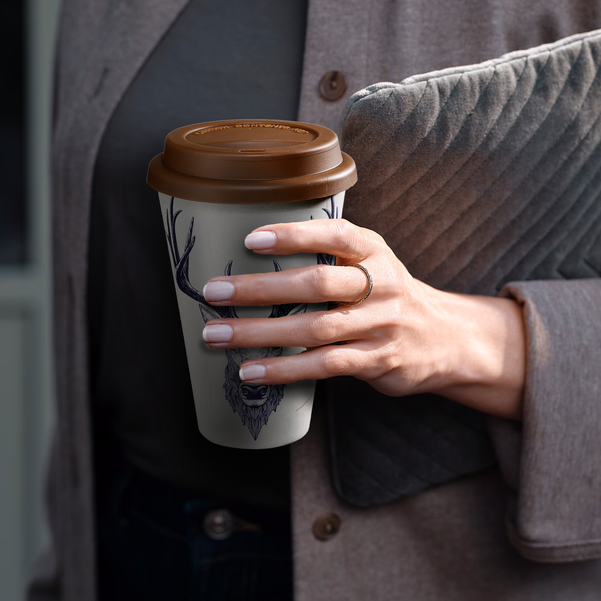 Zassenhaus Deer Coffee to go Mug - 400ml