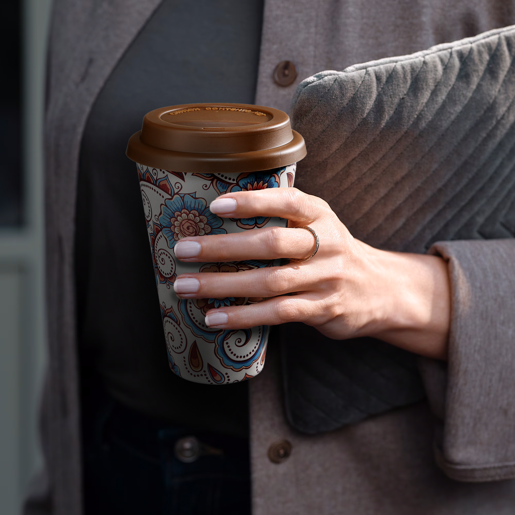 Zassenhaus Flower Coffee to go Mug - 400ml