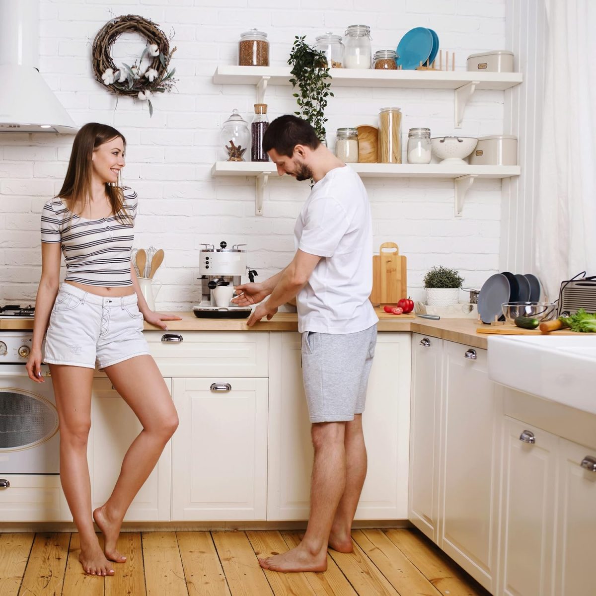 Zassenhaus Bamboo Breakfast Board Set with Stand – 6 Piece