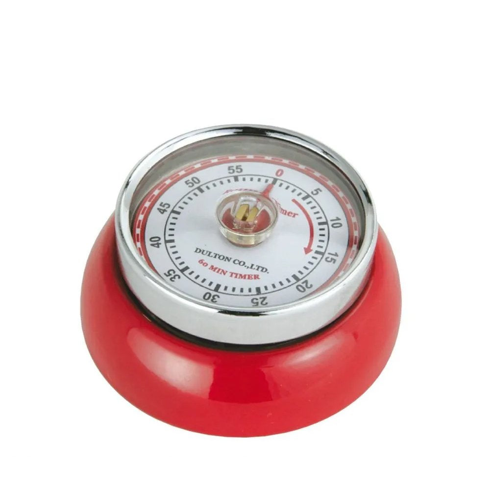 Zassenhaus Speed Kitchen Timer with Magnet – Red, Ø 7 cm