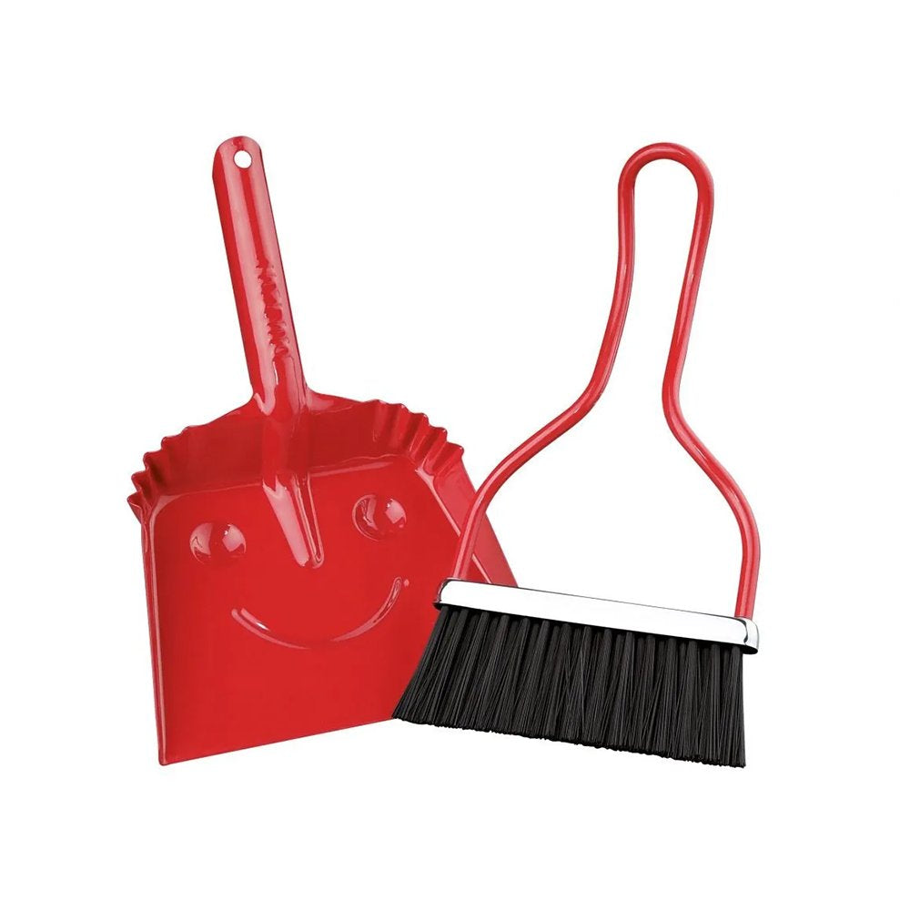 Zassenhaus Smiley Mini Dustpan Set – Red, 21 × 14 cm