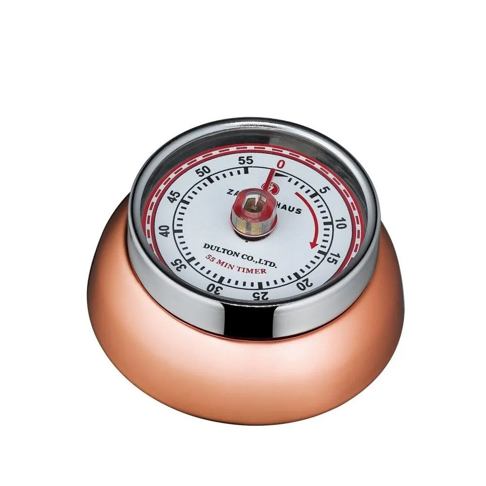 Zassenhaus Speed Kitchen Timer with Magnet – Copper, Ø 7 cm