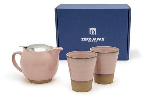 Zero Japan Sakura Pink Teapot Gift Set