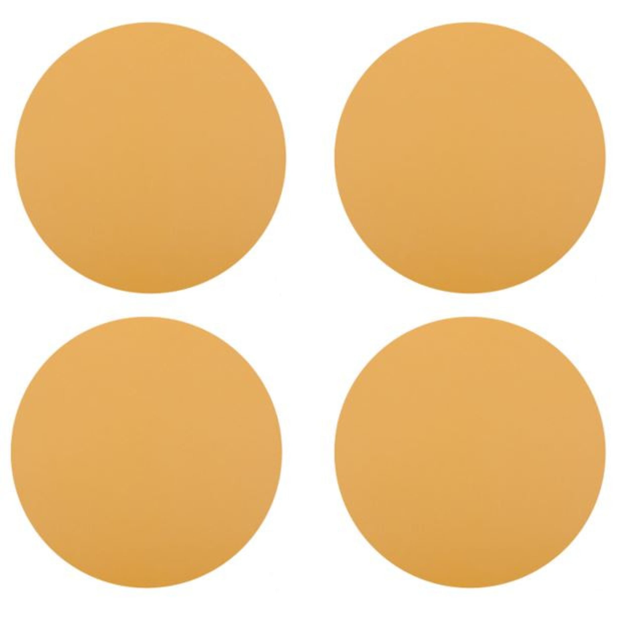 Cinnamon Togo Round Coaster 4 Piece Set Camel
