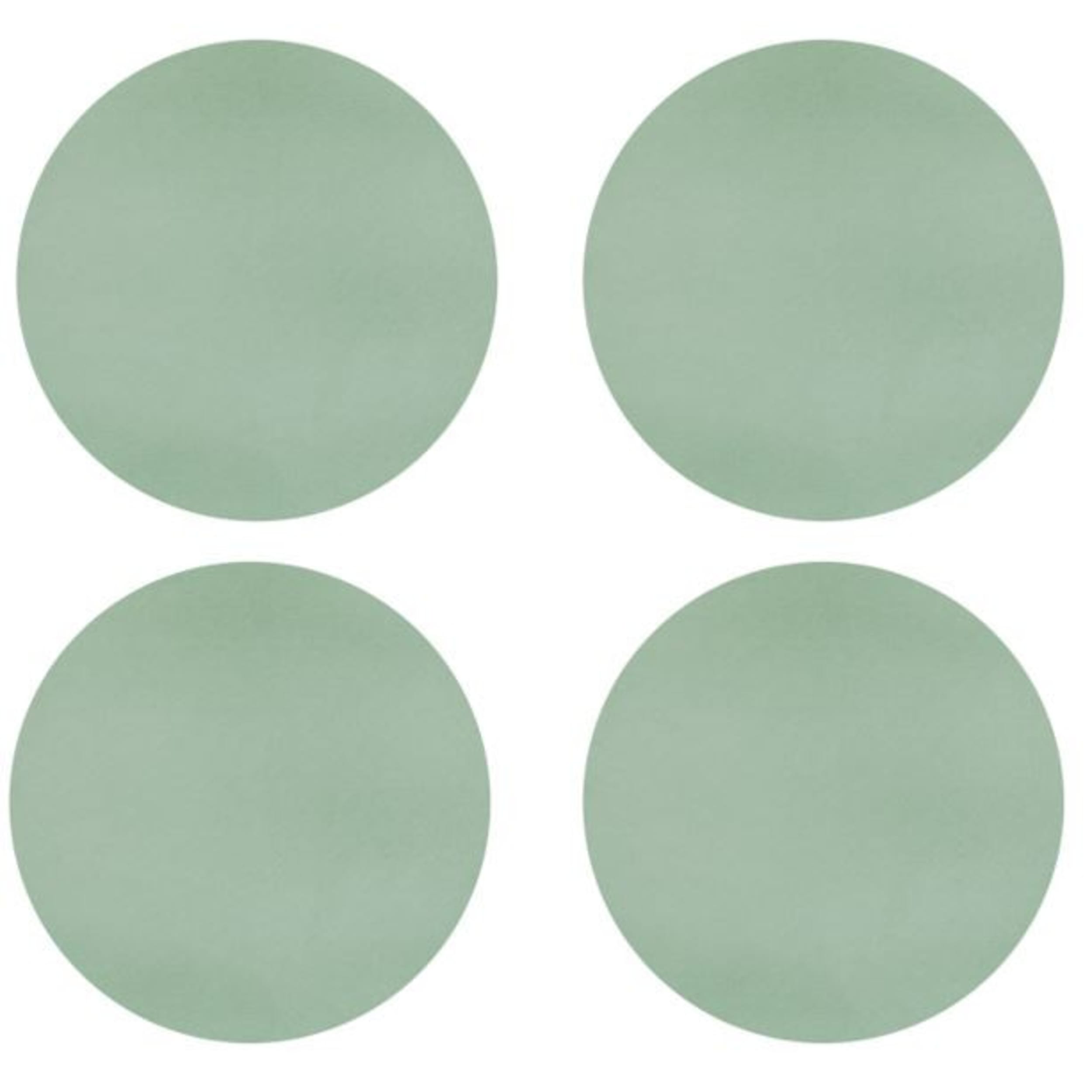 Cinnamon Togo Round Coaster 4 Piece Set Green
