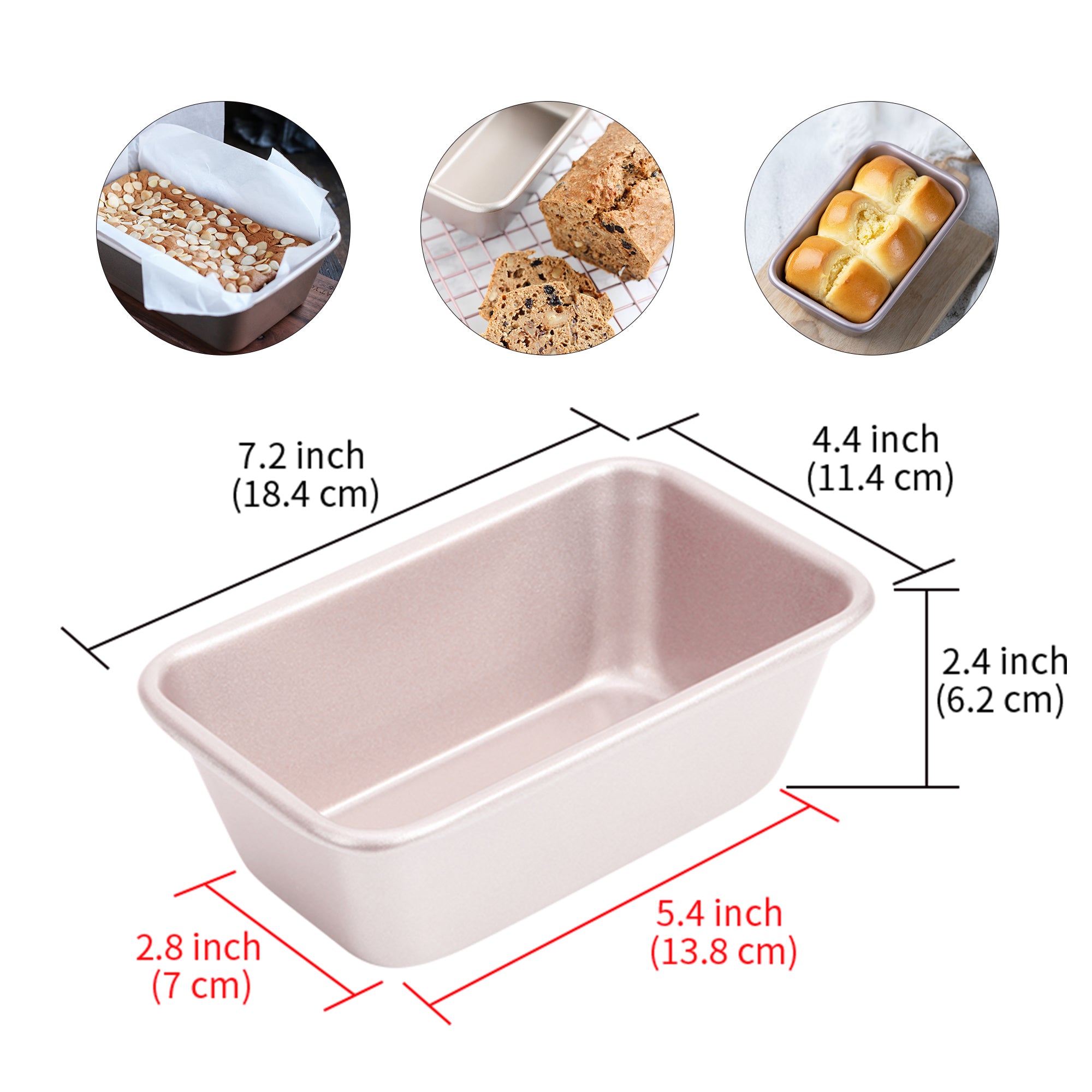 CHEFMADE Small Loaf Pan 450g 18cm (WK9064)