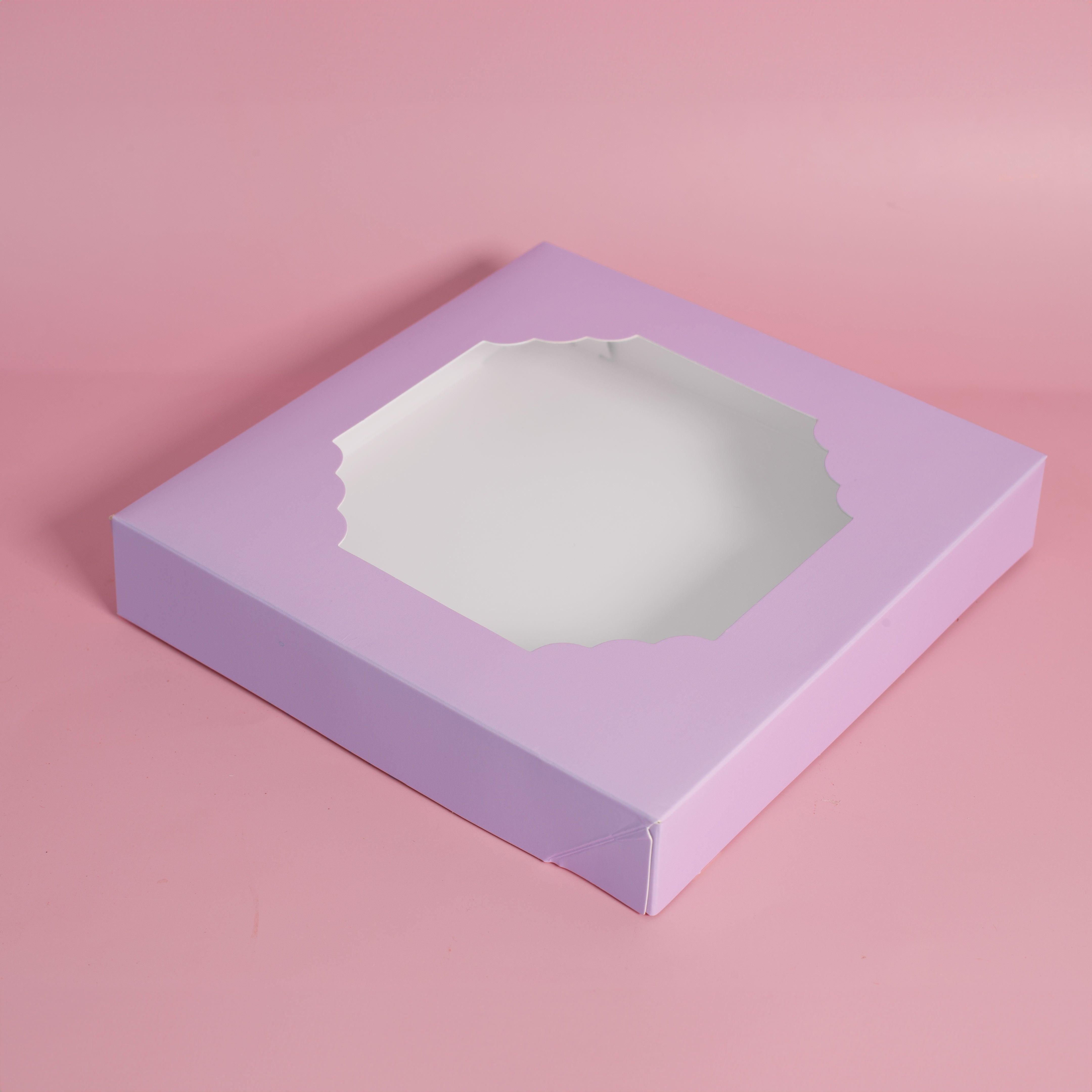 Papyrus Scalloped Large Treat Box Pastel Lilac 5 Pack