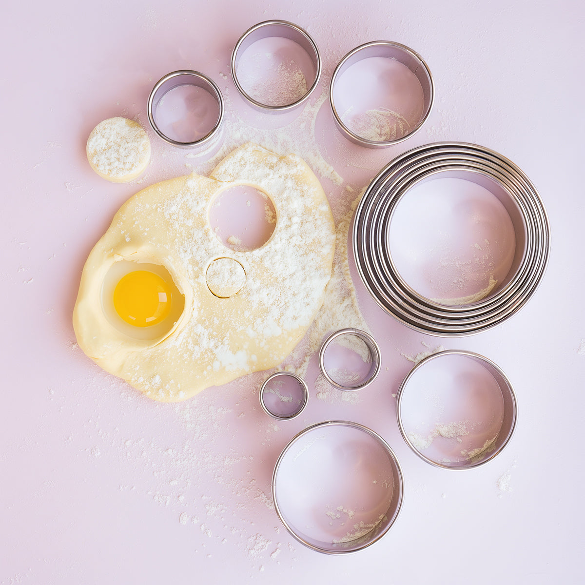 Sprinks Round Stainless Pastry Cutter Set 12 Piece