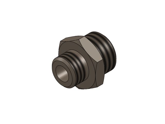 Pump Fitting 3/8" Male to 1/4" Male