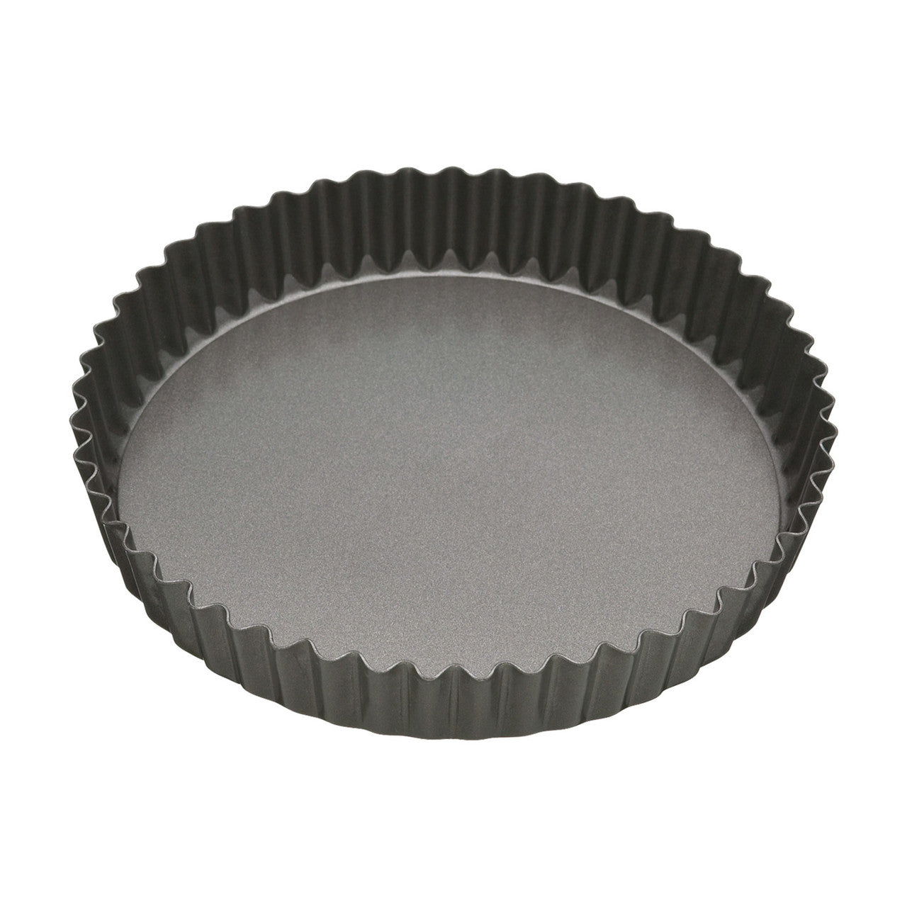 MasterCraft Non Stick Fluted Loose Base Quiche Tin 25cm