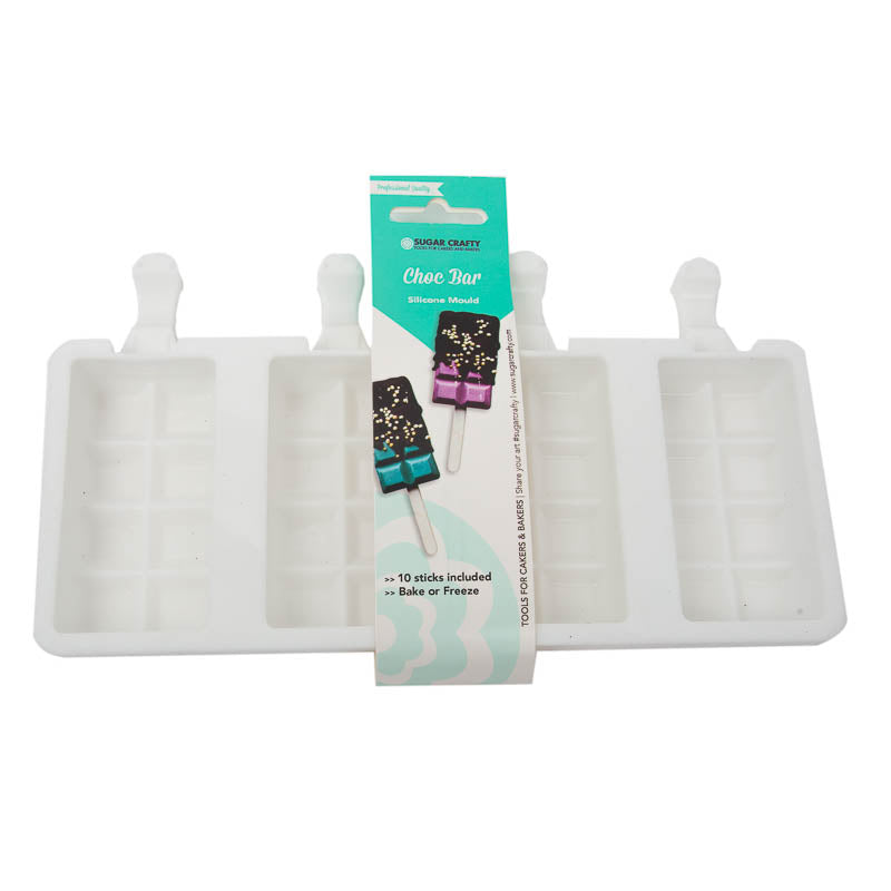 Sugar Crafty Silicone Mould Ice Pop Choc Bar