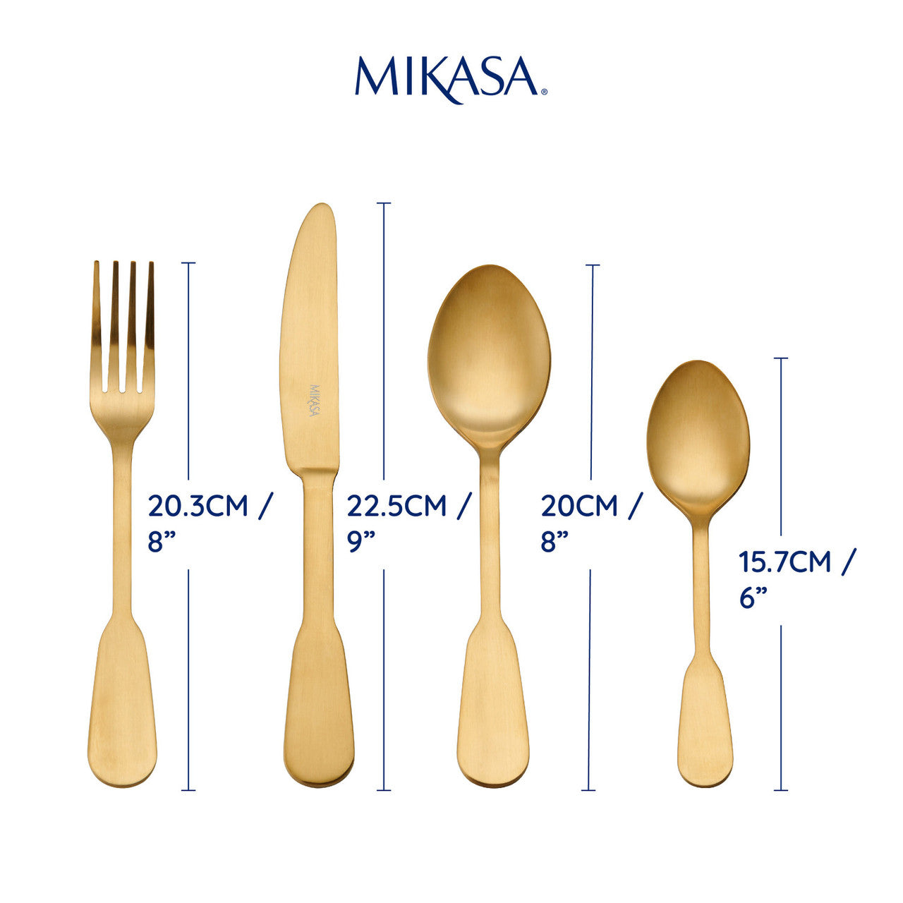 Mikasa Soho Gold Stainless Steel Cutlery Set 16 Piece