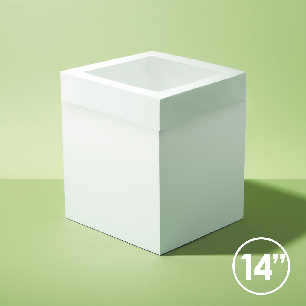 Papyrus 14 x 14 x 12in Tall Cake Box with Window Hangsell