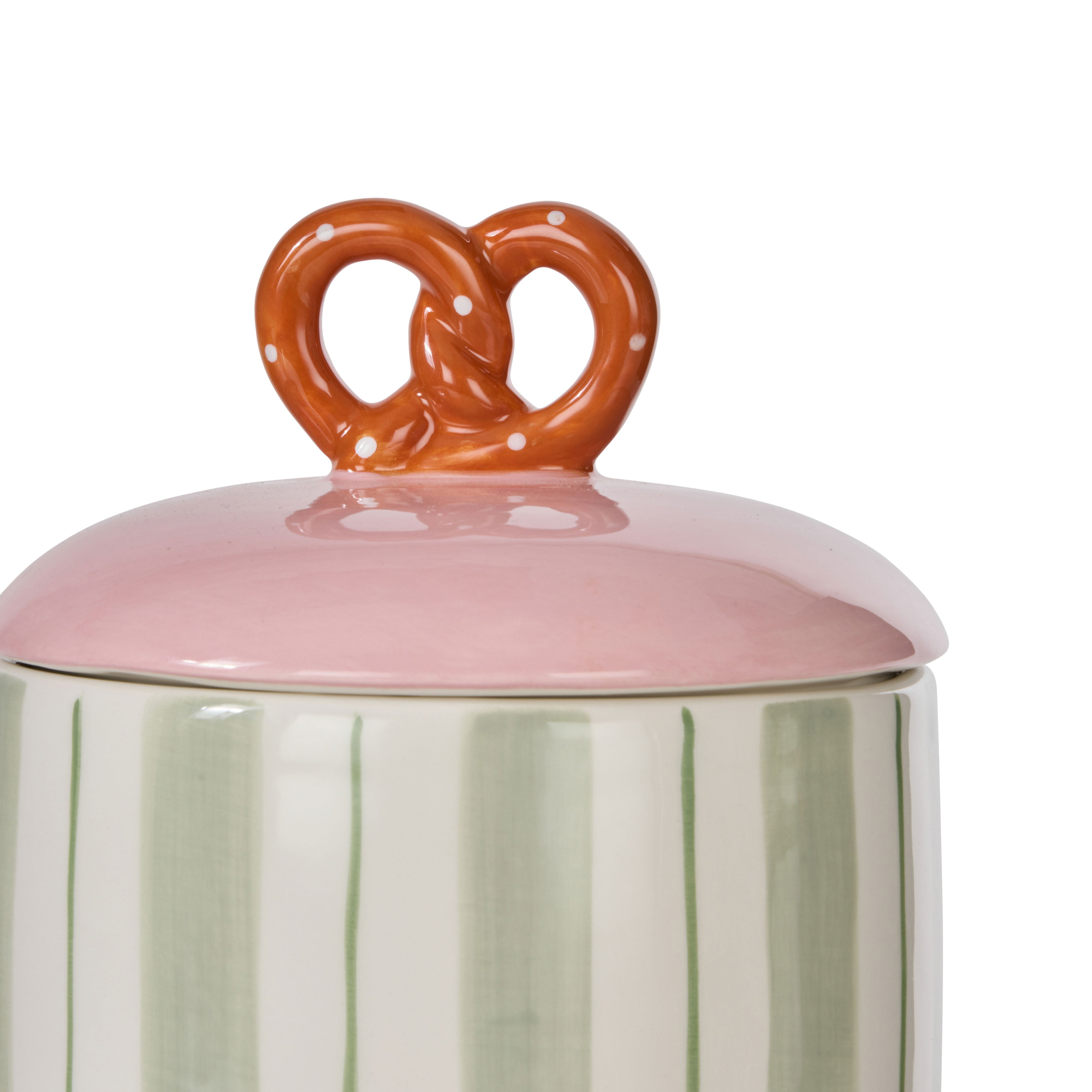 Emporium Pierre Pretzel Stripe Cannister Multi-Coloured
