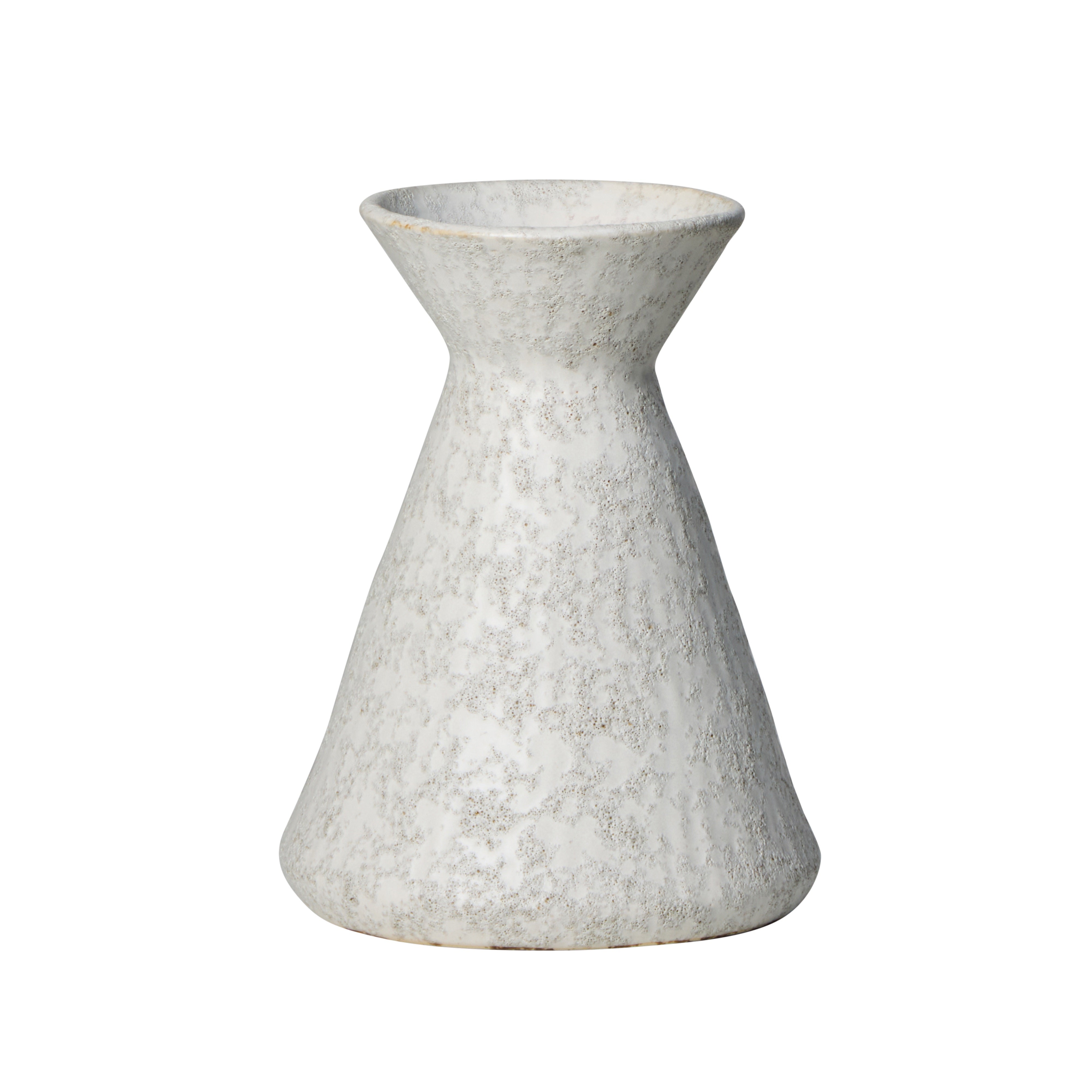 Amalfi Ovie Vase 20x20x26cm Reactive Off White