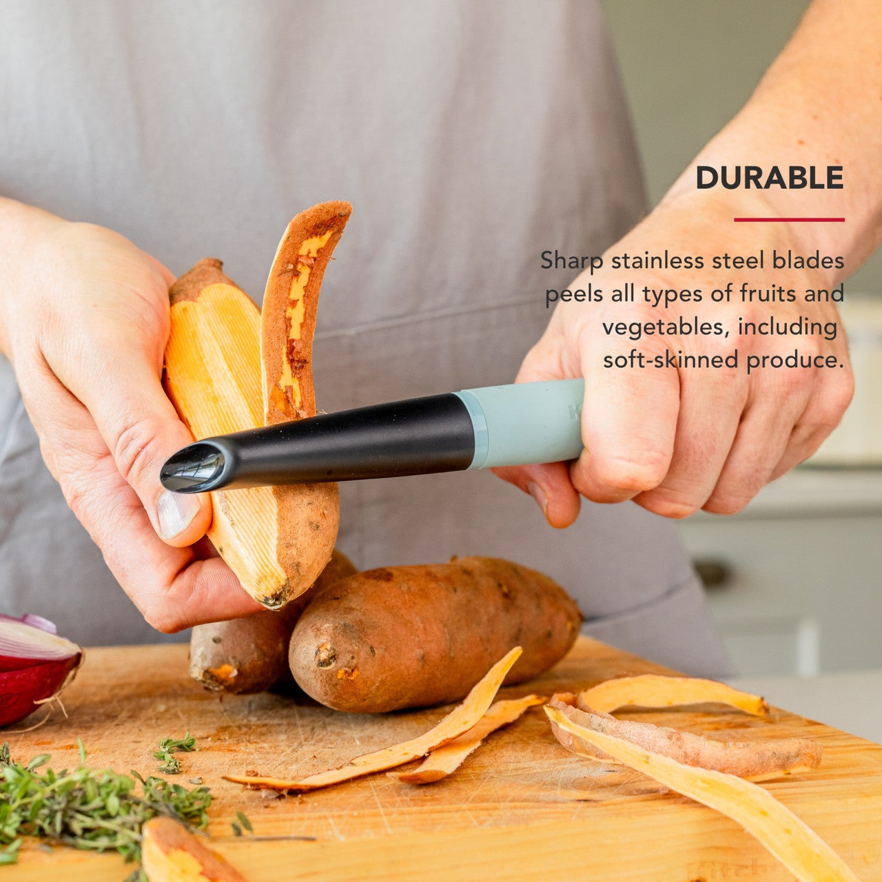 KitchenAid Soft Grip Euro Peeler (Mineral Water)