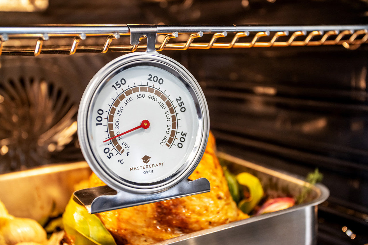 MasterCraft Deluxe Stainless Steel Oven Thermometer 10cm