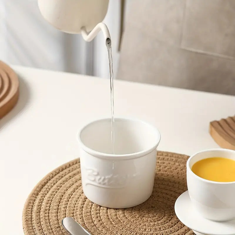 La Belle Butter Crock - 350ml White