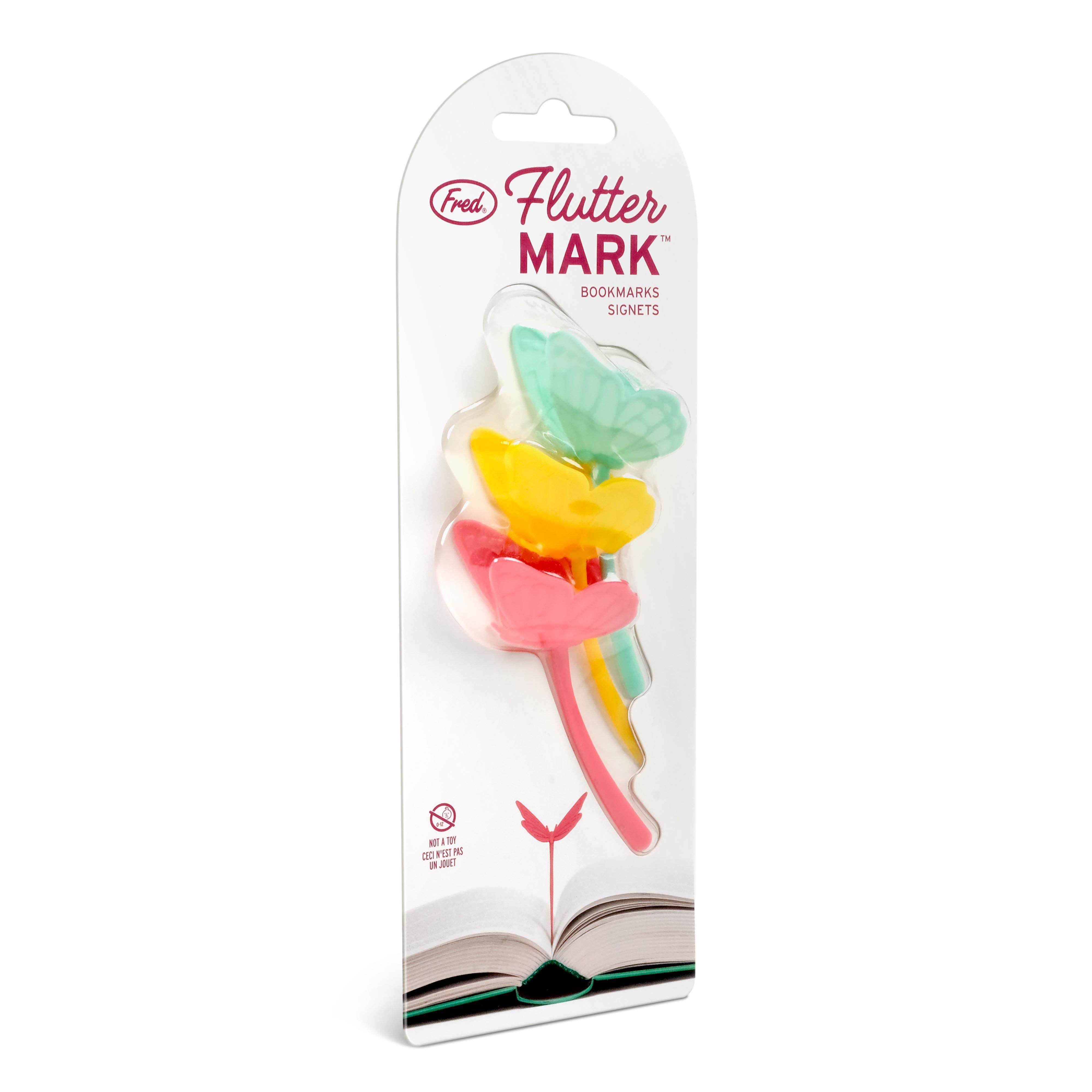 Fred Fluttermark Bookmarks 3 Piece Set Multi-Coloured