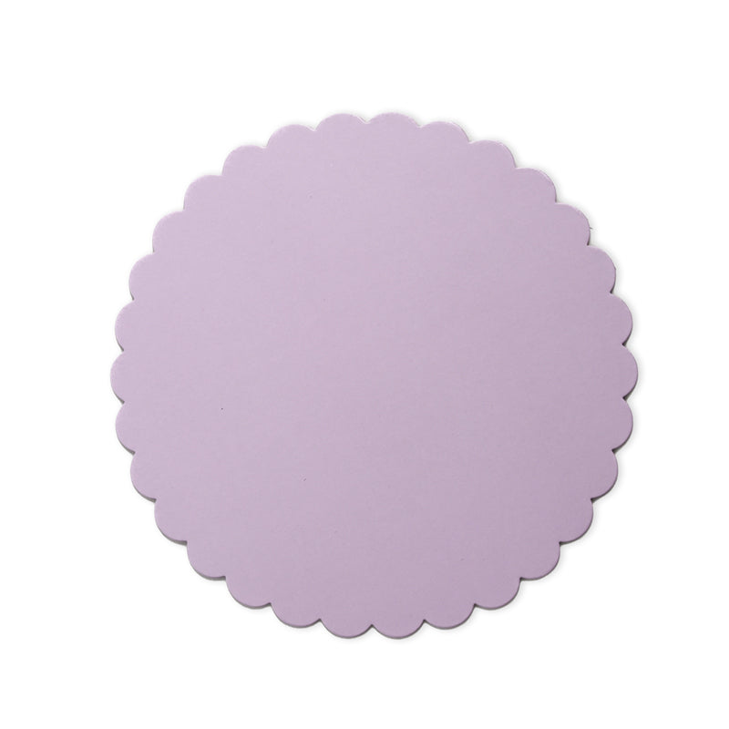 Papyrus Cake Board Scalloped Pastel Lilac 10in