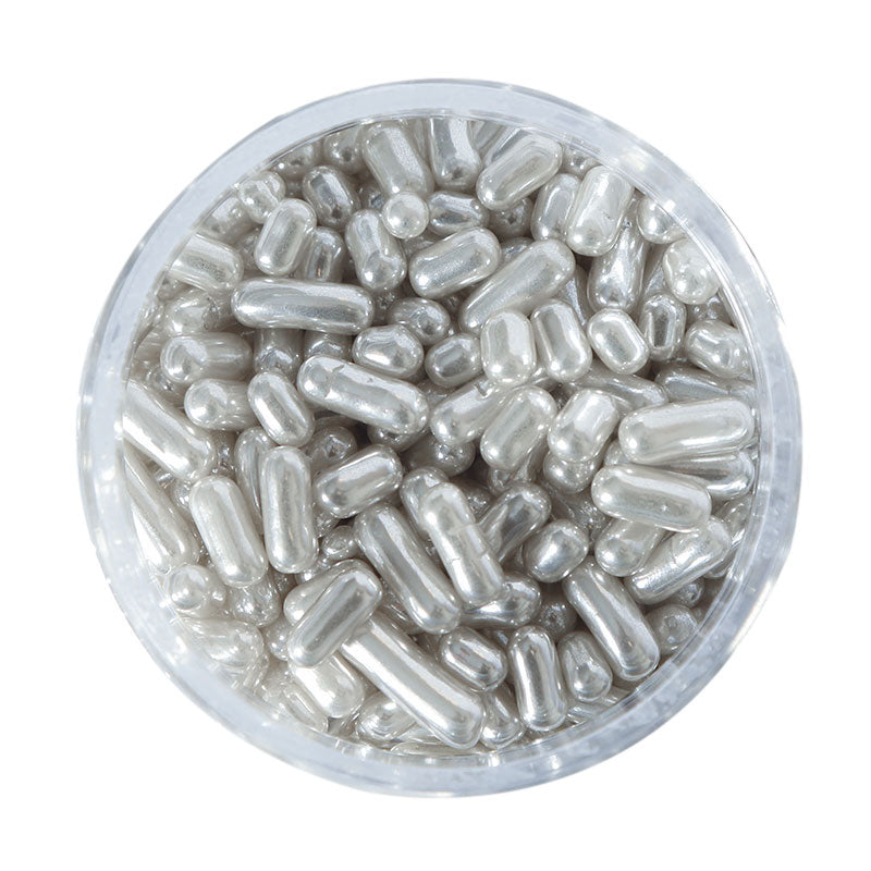 Sprinks Metallic Jimmies Silver 1mm 80g