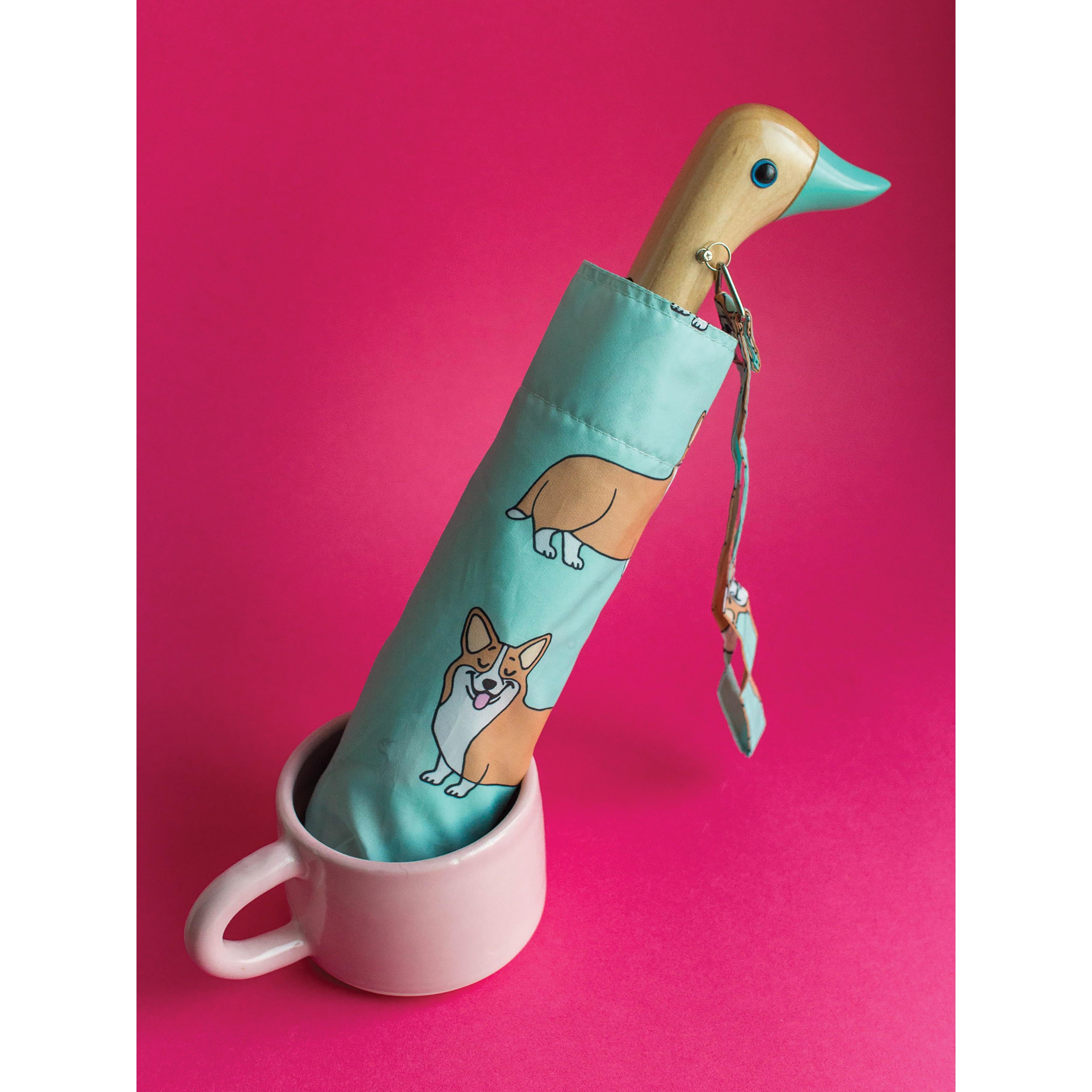 Original Duckhead Duck Umbrella Compact Coucou Suzette Corgi Mint