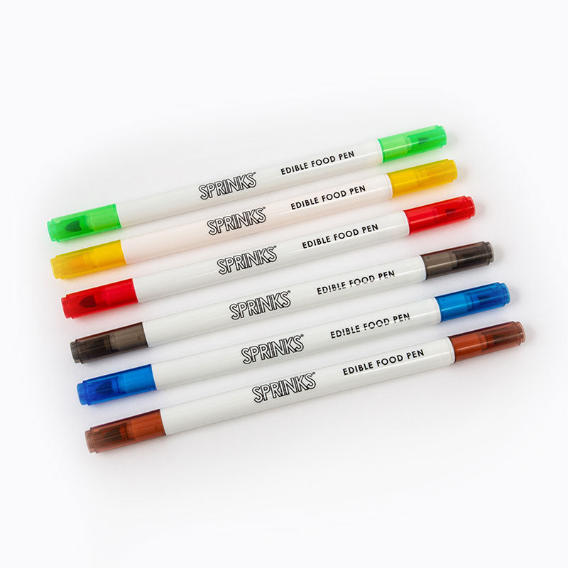 Sprinks Edible Food Pen Set Primary Pack 6 Pack