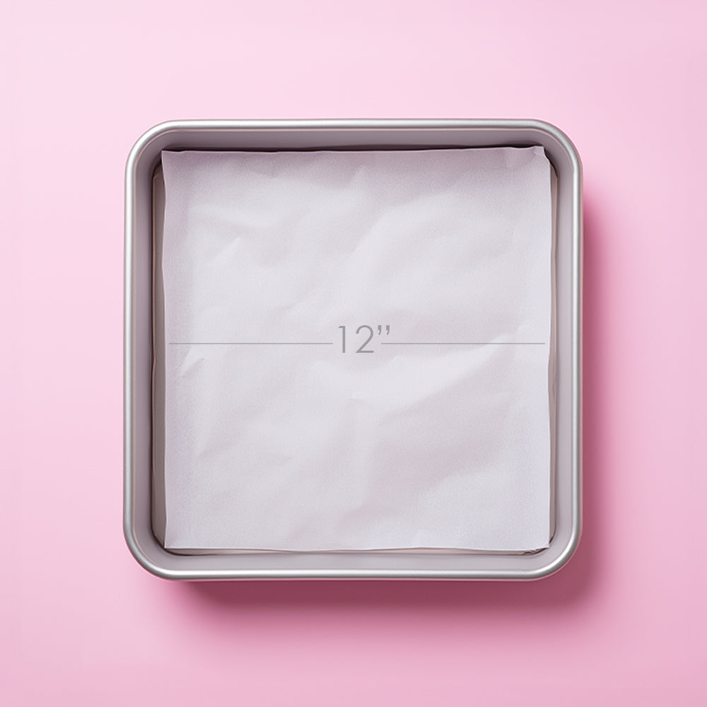 Bake Group Pre-Cut Baking Paper 12in Square 25 Pack