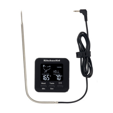 KitchenAid Digital Kitchen Thermometer with Timer & Leave-In Probe