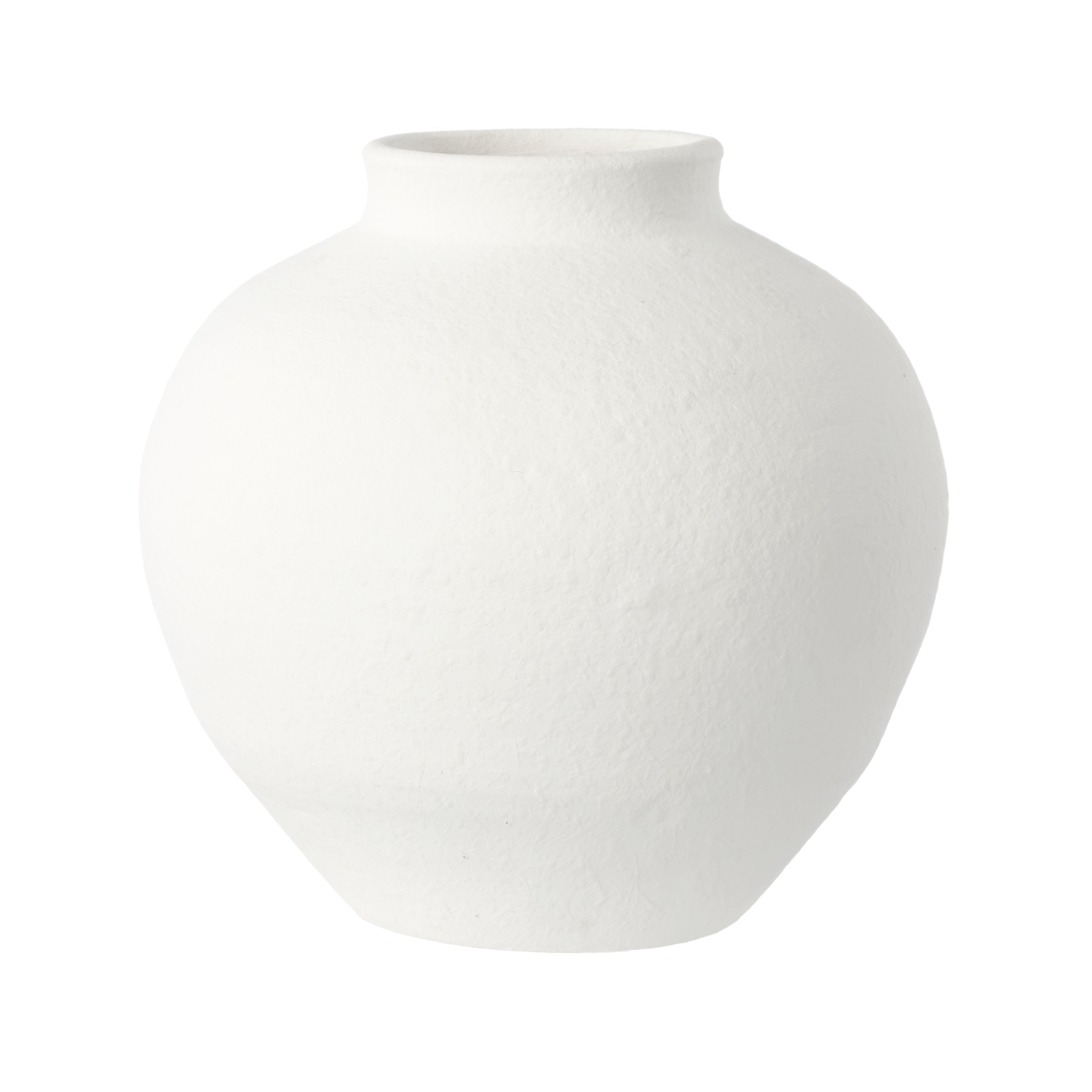 Amalfi Kamari Clay Vase Small White