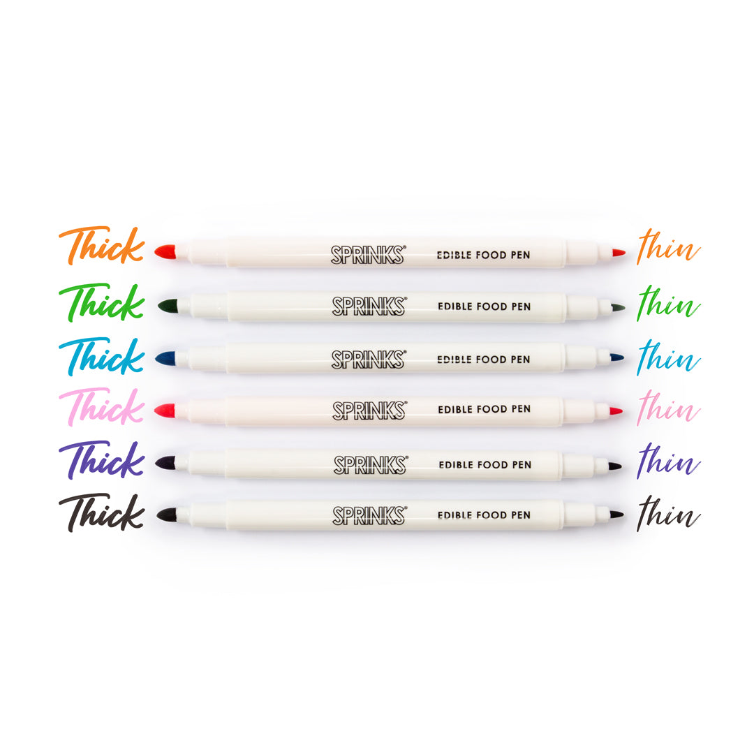 Sprinks Edible Food Pen Set Pastel Pack 6 Pack