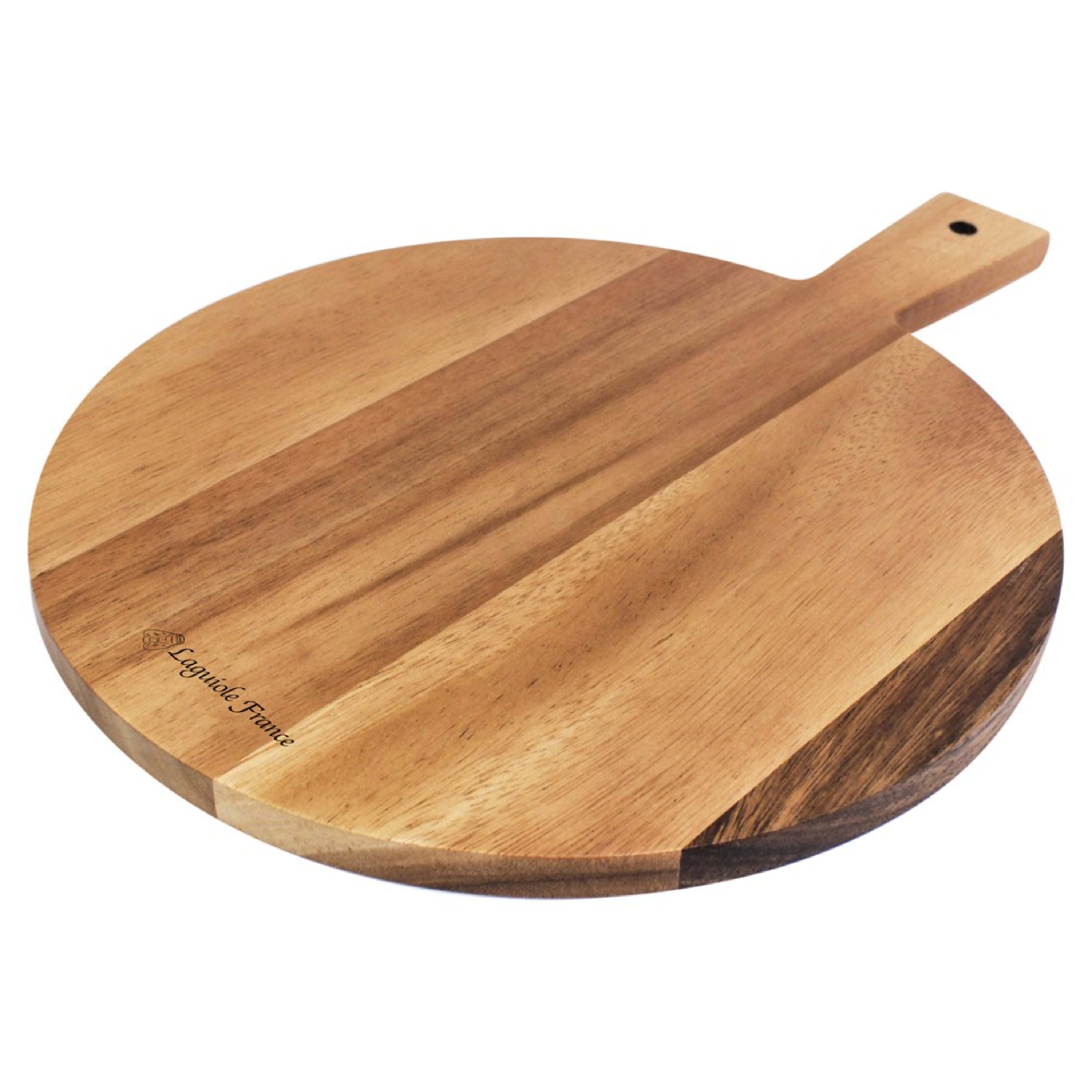 Laguiole Jean Néron Acacia Wood Round Paddleboard 30.5x40.5x1.5cm (S)