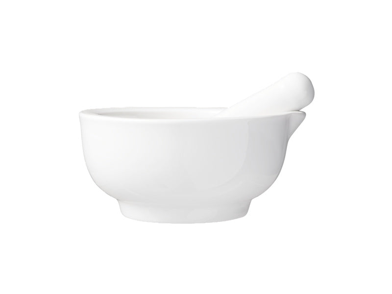 Maxwell & Williams White Basics Mortar & Pestle 9cm