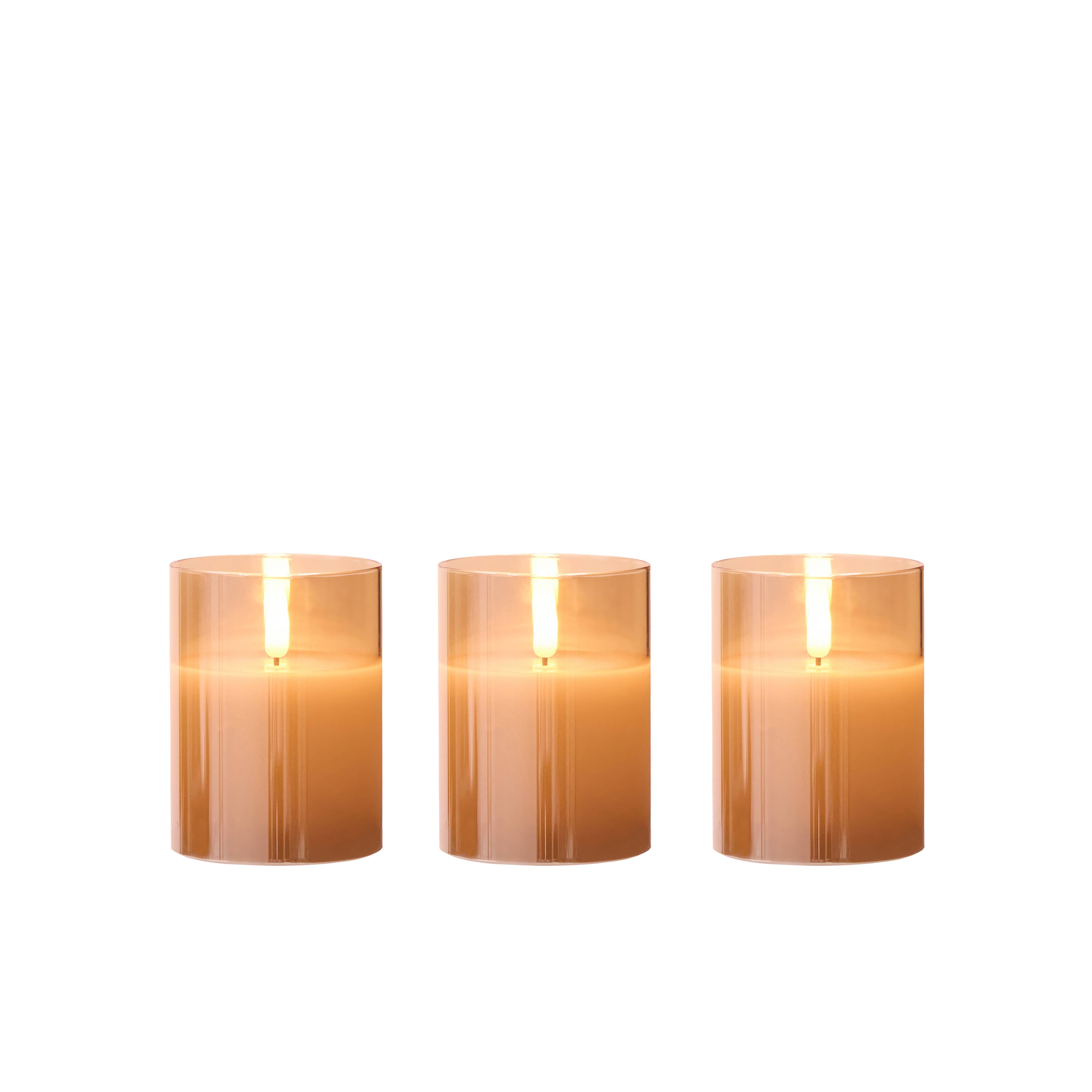 Rogue Glass Triflame Candle 3pcs Set
