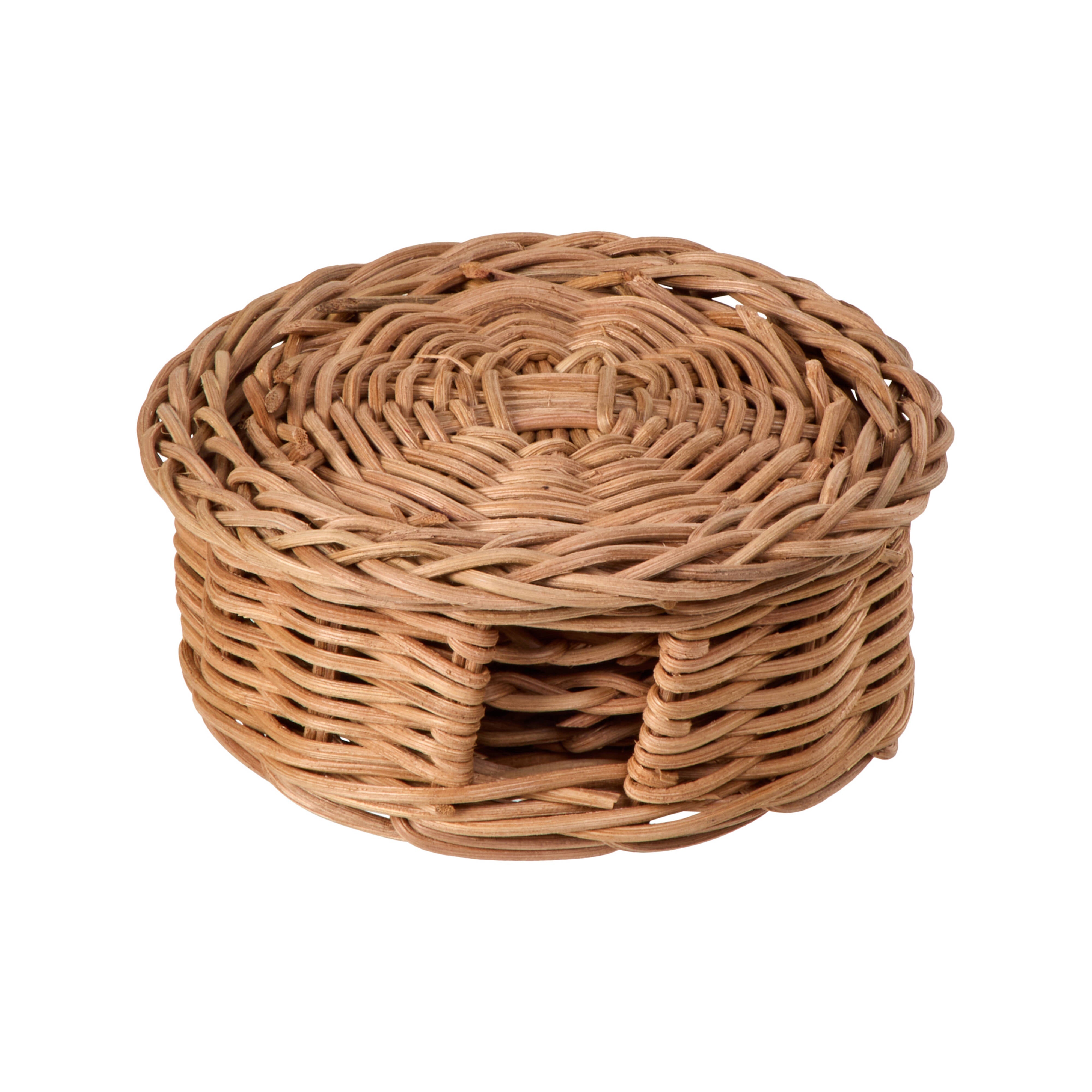 Amalfi Koro Rattan Coaster & Case 7 Piece Set Natural