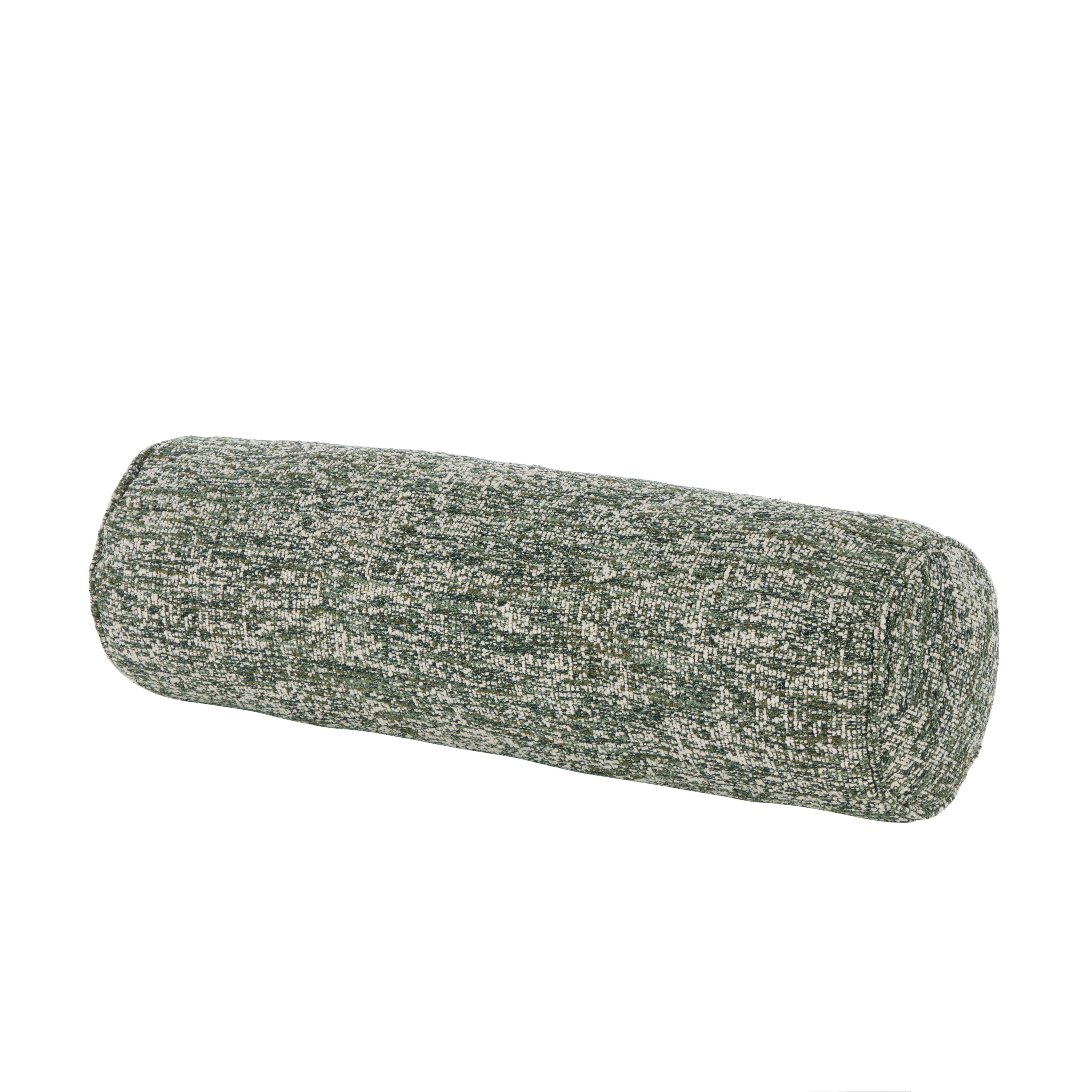 Amalfi Koba Boucle Bolster Cushion Dark Green Multi-Coloured