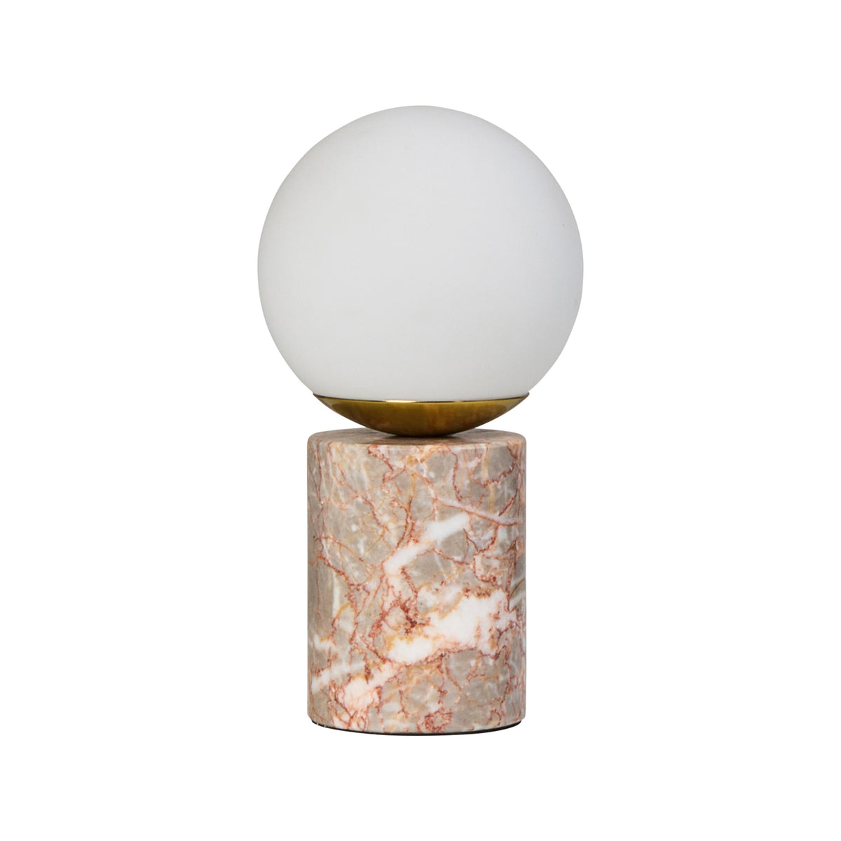 Amalfi Amani Table Lamp Pink & White