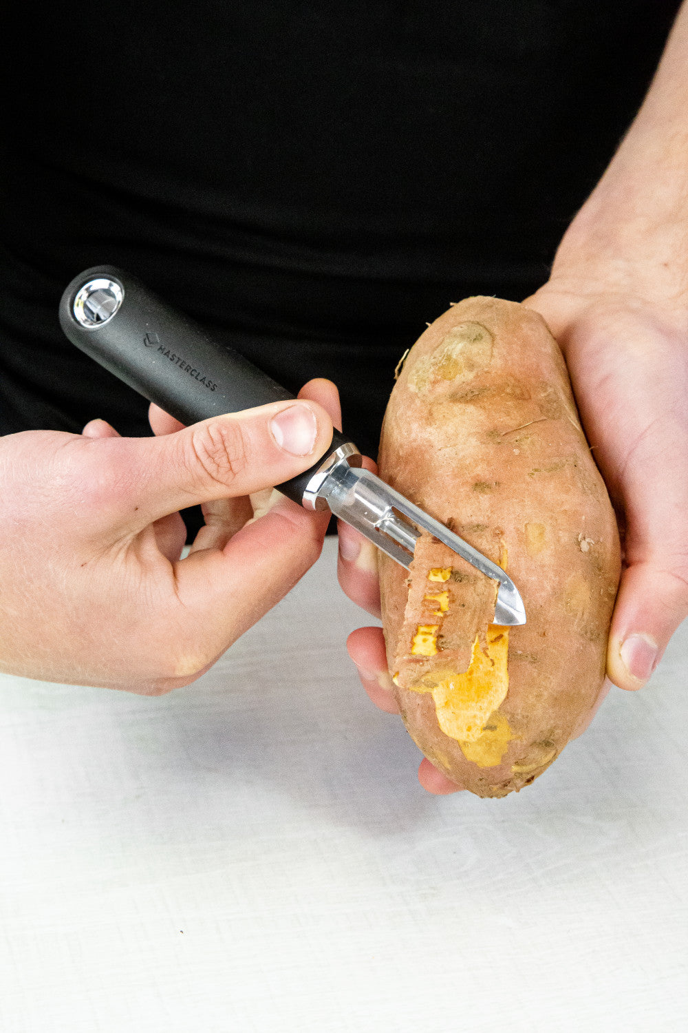 MasterClass Soft Grip Stainless Steel Peeler