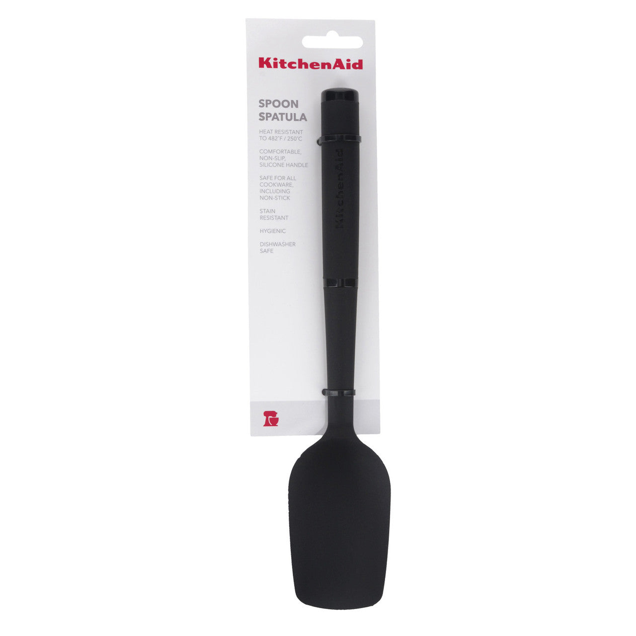 KitchenAid Soft Touch Silicone Spoon Spatula (Black)