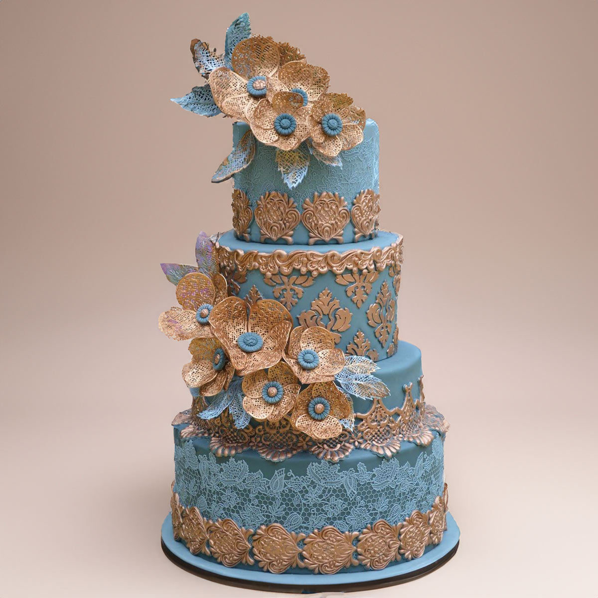 Claire Bowman Cake Lace Florence Flowers 3D Cake Lace Mat