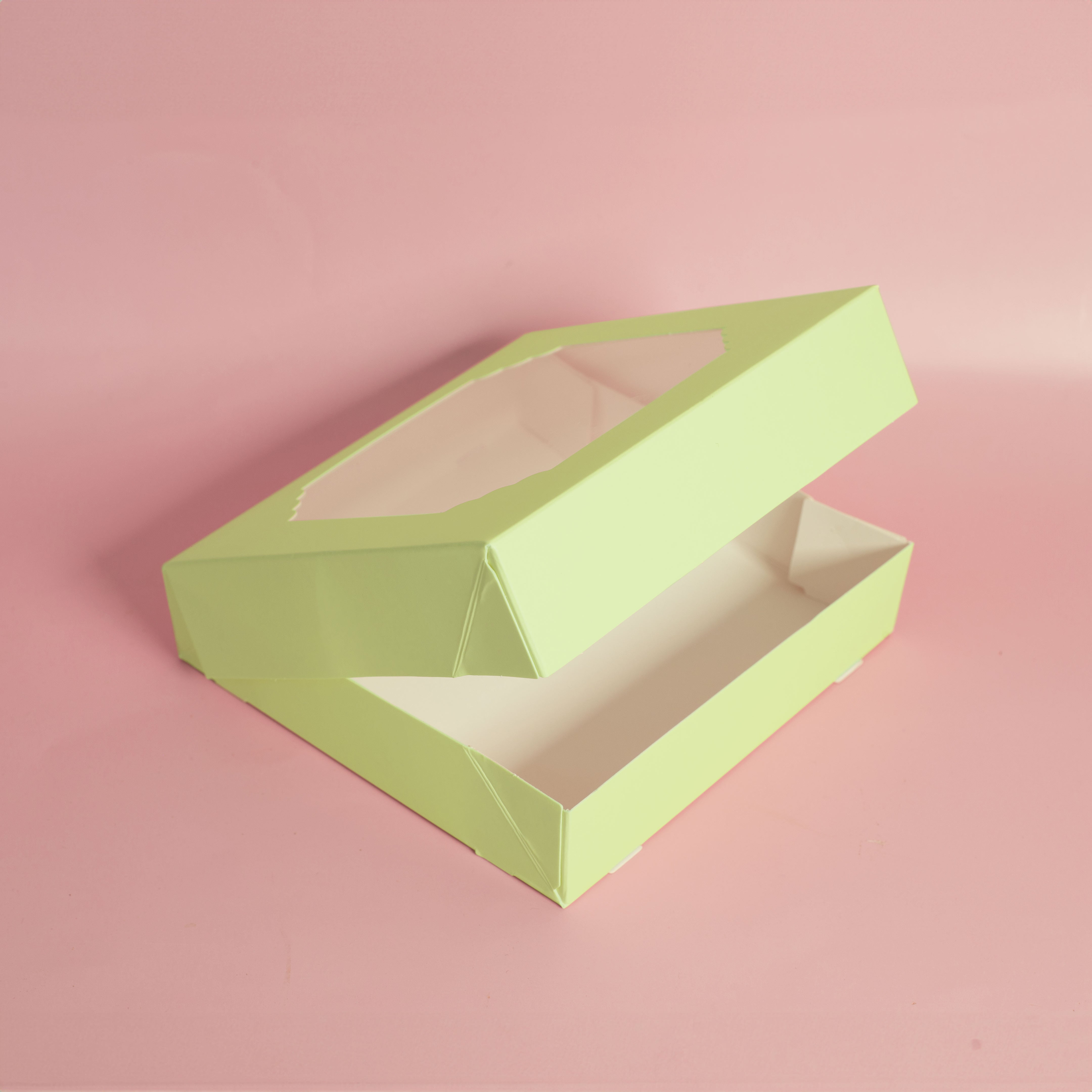 Papyrus Scalloped Large Treat Box Pastel Green 5 Pack