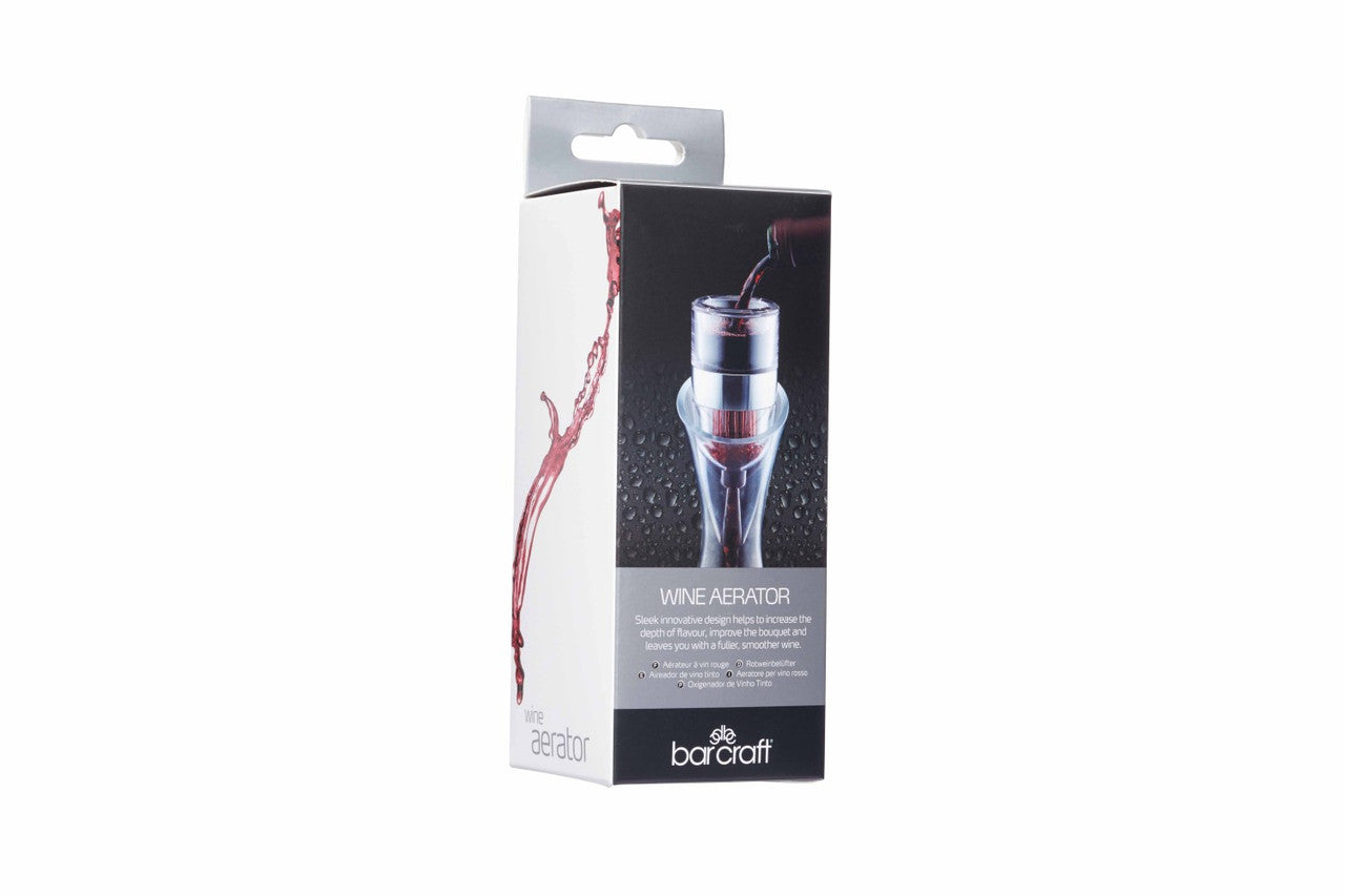 BarCraft Wine Aerator Pourer Gift Set